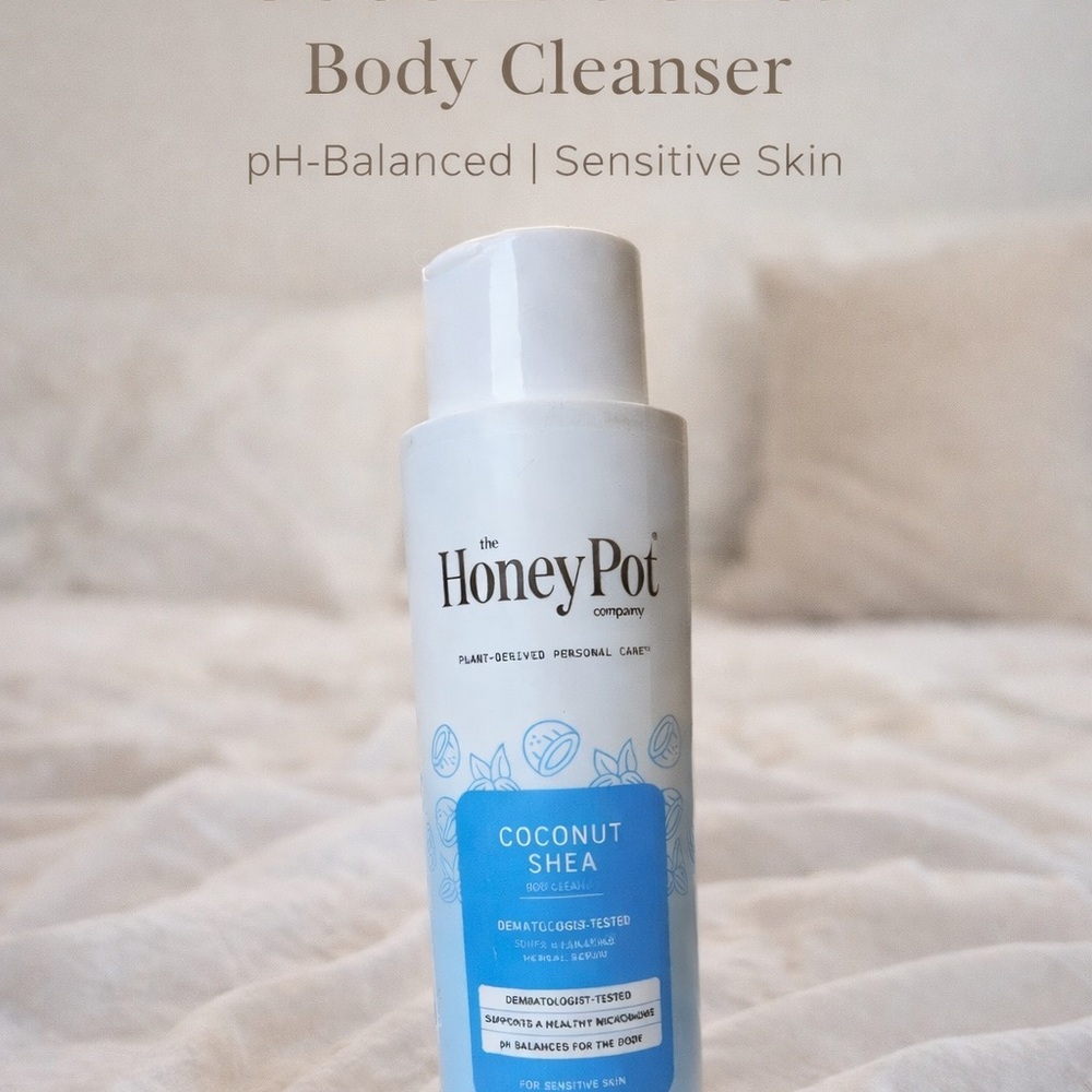 The Honey Pot Coconut Shea Body Cleanser | Luxury Clean Beauty | 15 oz